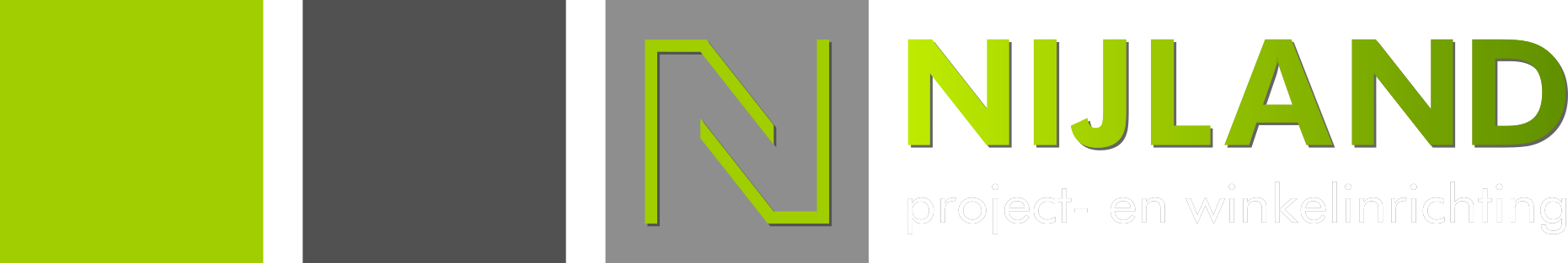 Njiland logo met wit